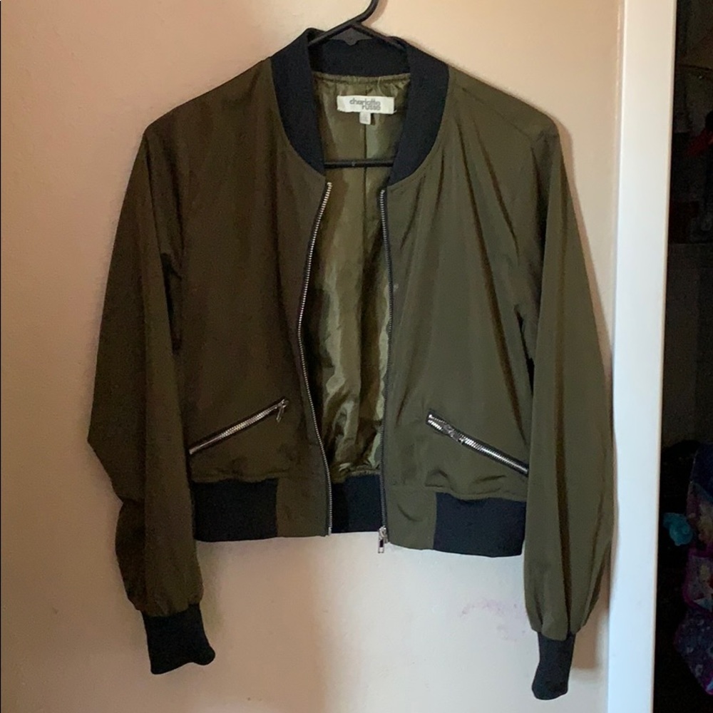 green jacket